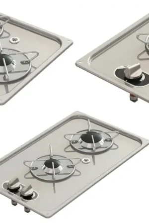 Piano cottura ad incasso in acciaio inox e fermapentole Promozione Esclusiva