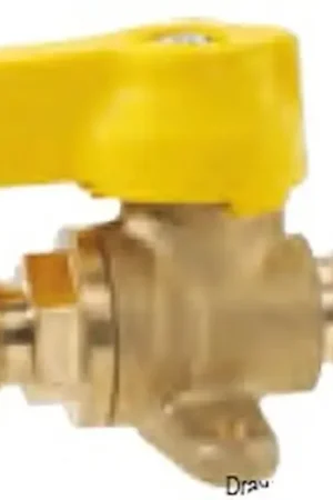 Economico Rubinetto intercettazione con piastrina di fissaggio