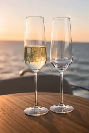 Affare Set 2 Flute Champagne Riviera in Tritan