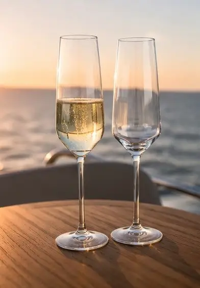 Affare Set 2 Flute Champagne Riviera in Tritan