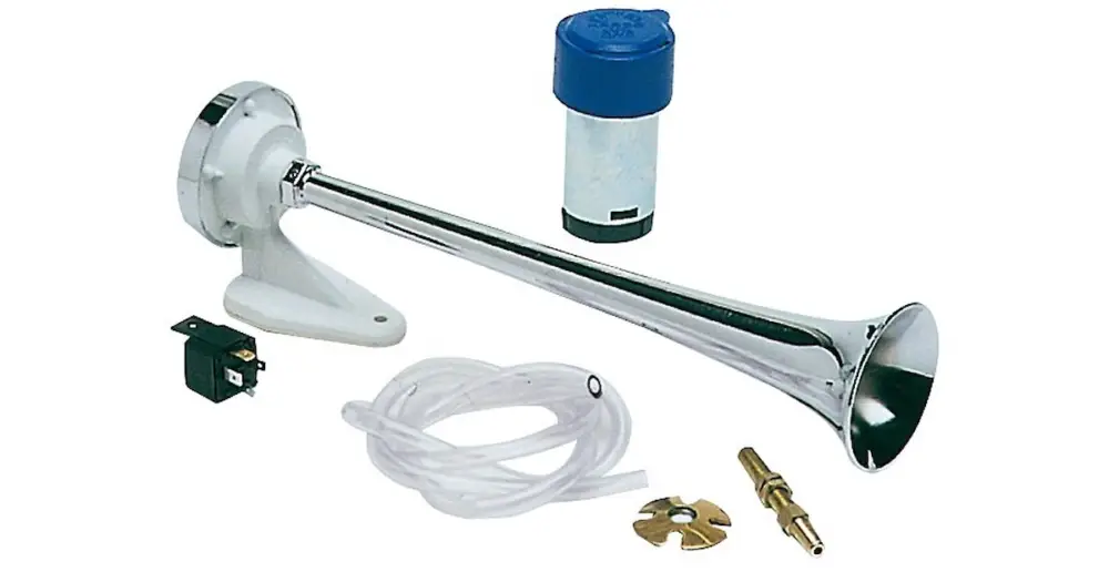 Tromba in ABS cromato con compressore Spedito Oggi