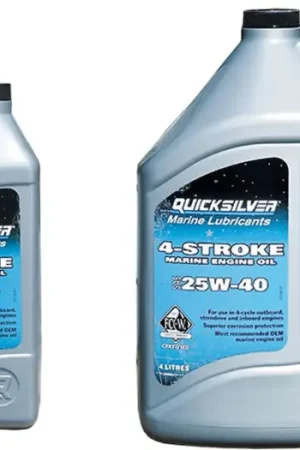 Olio Quicksilver per motori entrobordo 4 Tempi - 25W-40 Professionale