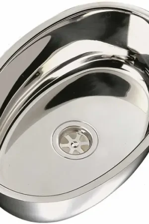 Reso Gratuito LAVELLO OVALE 360X240MM H130MM INOX 18/8