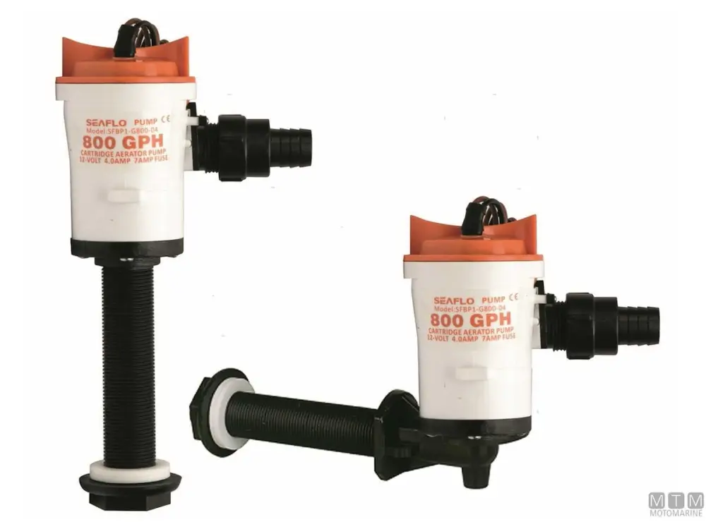 Esclusivo OSSIGENATORE DRITTO SEAFLO 800GPH 12V