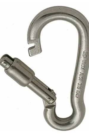 MOSCHETTONE KONG CLASSIC D10MM APERTURA ESTERNA ACCIAIO INOX 316 Professionale