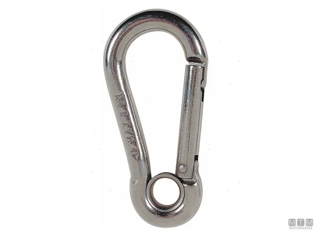 MOSCHETTONE KONG D11MM APERTURA LATERALE CON OCCHIO ACCIAIO INOX 316 Acquista Ora