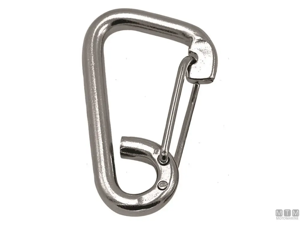 MOSCHETTONE LARGO CON LEVA A MOLLA D10MM ACCIAIO INOX 316 Promo Stagionale