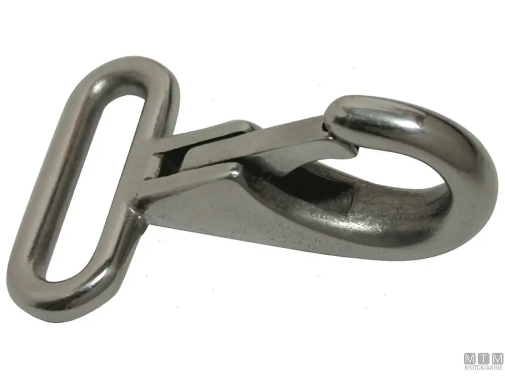 Consegna Rapida MOSCHETTONE PASSACINGHIA ACCIAIO INOX 316