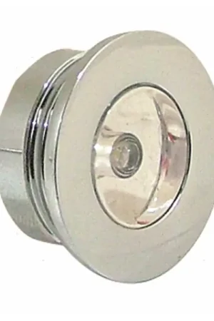 LUCE CORTESIA LED QUADRA IN OTTONE CROMATO 30X30MM Acquista Ora