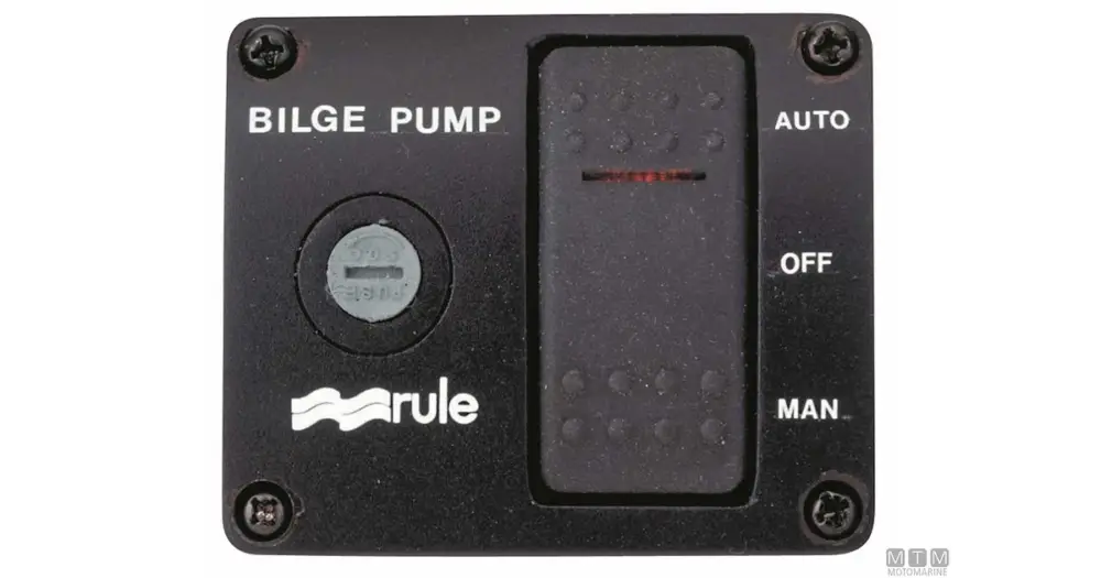 PANNELLO POMPA SENTINA RULE 12V Novità