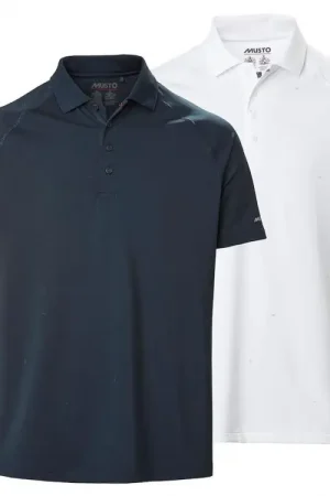 *POLO MUSTO EVO SUNBLOCK 002 BIANCO 2XL Prezzo Conveniente