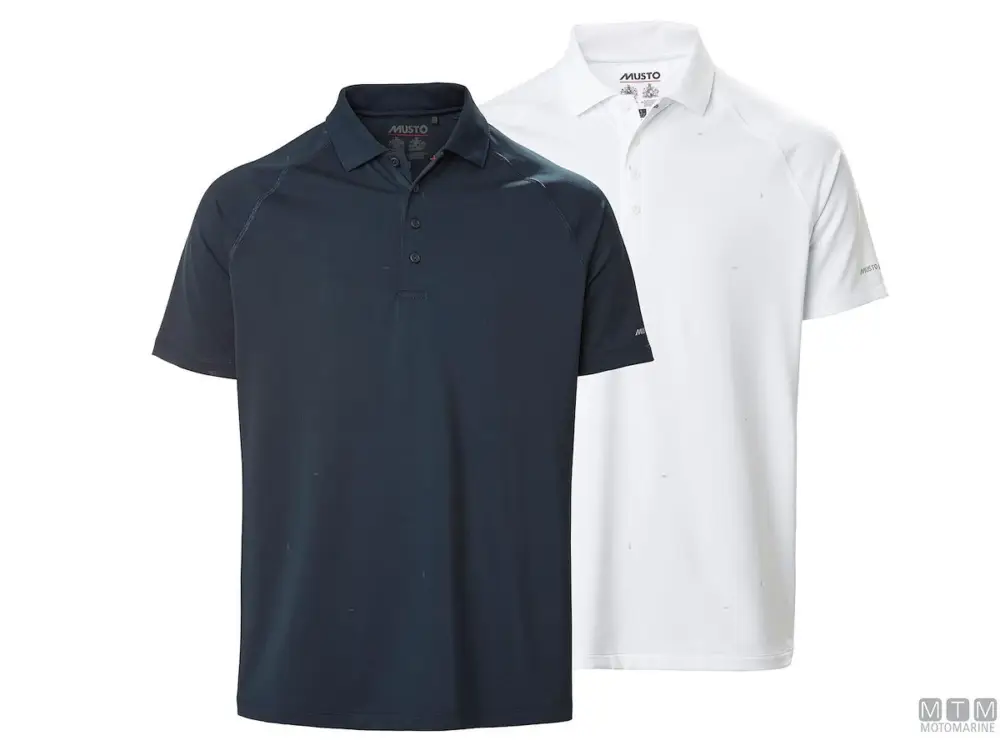 *POLO MUSTO EVO SUNBLOCK 002 BIANCO 2XL Prezzo Conveniente