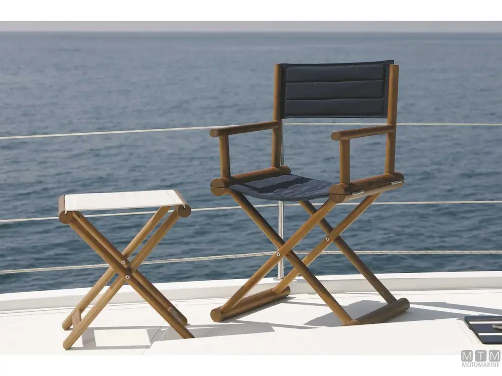 Offerta POLTRONCINA REGISTA IN TEAK MB BEIGE CHIARO