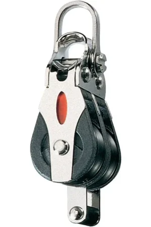 Direttamente Dal Produttore Ronstan Serie 20 BB Bozzello Doppio con Arricavo - 20 mm, Carico Max 350 kg, Struttura in Acciaio Inox e Guance in Fibra di Nylon per Derive e Catamarani