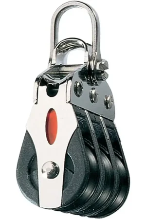 Ordina Subito Ronstan Bozzello Triplo Serie 20 BB - Alta Prestazione Nautica, Puleggia 20mm, Carico Fino a 400kg, Struttura Inox e Fibra di Nylon