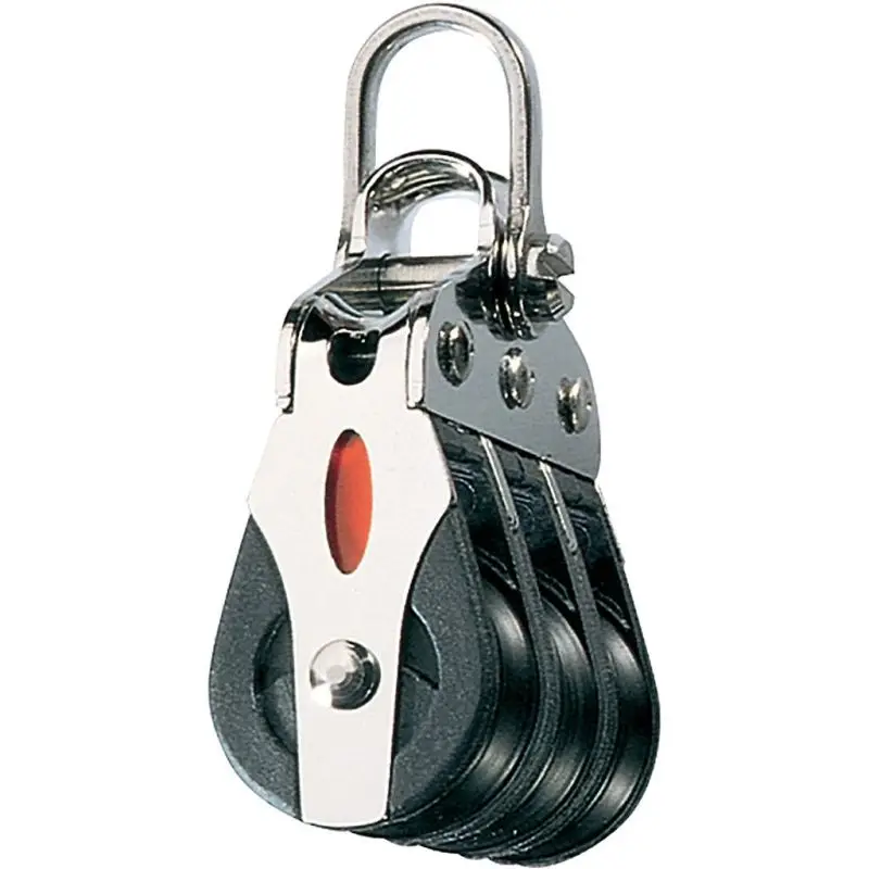Ordina Subito Ronstan Bozzello Triplo Serie 20 BB - Alta Prestazione Nautica, Puleggia 20mm, Carico Fino a 400kg, Struttura Inox e Fibra di Nylon