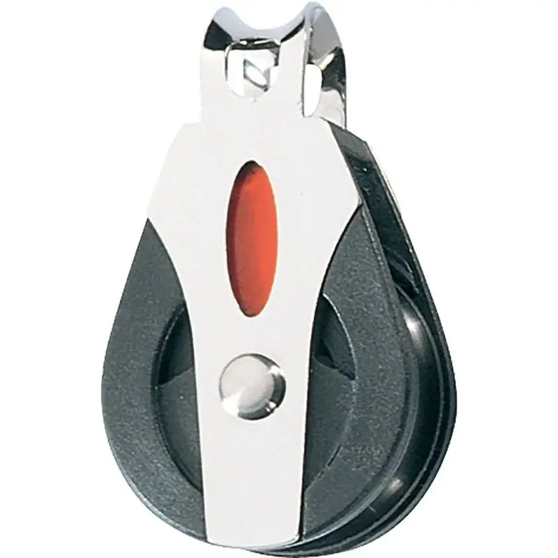 Miglior Prezzo Bozzello Singolo Attacco Fisso Serie 30 BB Ronstan - Puleggia 30mm, Carico Max 300kg, Fibra di Nylon e Acciaio Inossidabile