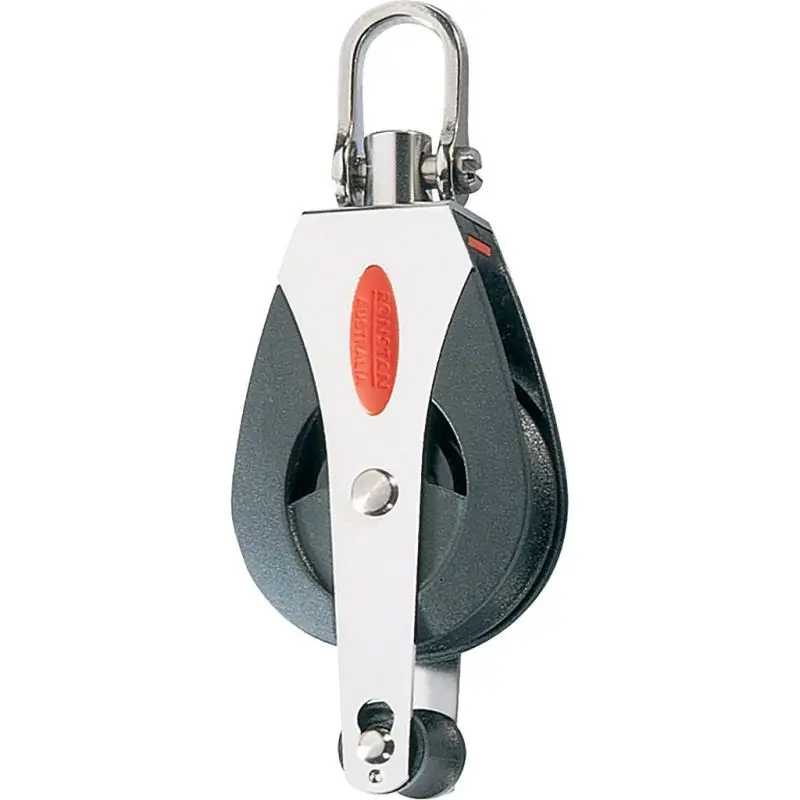 Ronstan Serie 40 BB Bozzello Singolo con Arricavo - Diametro Puleggia 40mm, Carico Max 350kg, Struttura in Acciaio Inox, Ideale per Derive e Catamarani Bestseller