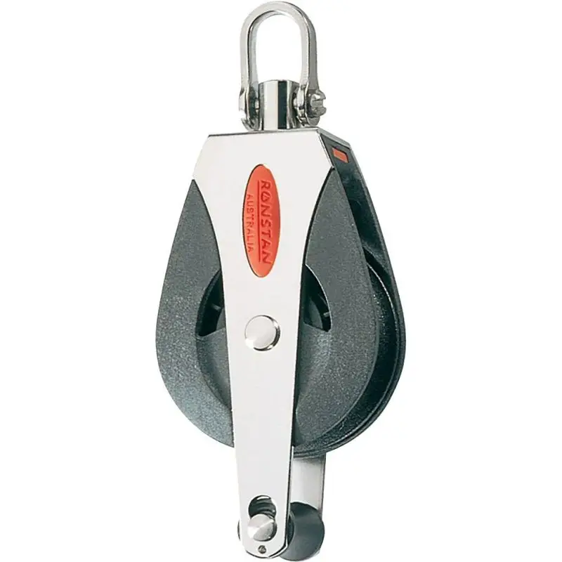 Direttamente Dal Produttore Ronstan Serie 50 BB Bozzello Singolo con Arricavo - Pulley 50mm, Capacità di Carico Fino a 500kg, Leggero e Manutenzione Facile