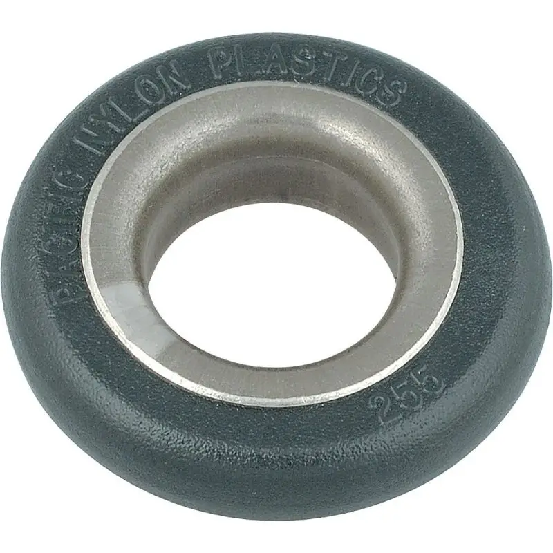 Boccola Tonda in Nylon Ø11mm H5mm con Profilo in Acciaio Inox - Ronstan, Resistente ai Raggi UV e Leggera per la Nautica Consegna Rapida