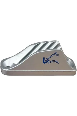 Ultima Occasione Verticale aperto medio in alluminio per cime 6-12mm - ClamCleat - Colore argento
