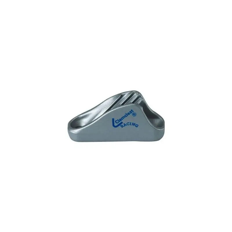 ClamCleat Verticale Aperto Mini in Alluminio - Perno per Cime da 3-6mm, Colore Argento Affare