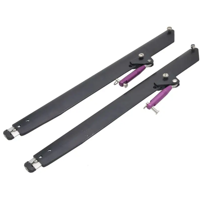 Kit Crocette Selden 350mm con Regolatori di Inclinazione e Lunghezza - Coppia, Colore Blu/Nero per Nautica e Barche Subito Disponibile