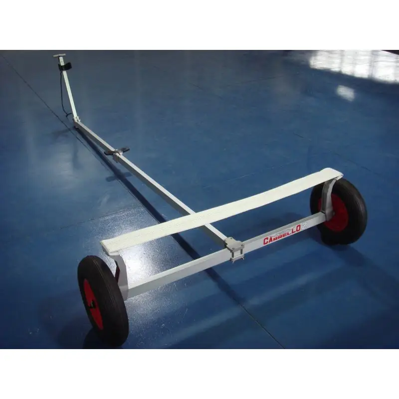 Pagamento Sicuro Carrello alaggio SNIPE Carrello2 con asse ruote in acciaio inox AISI 316 - Struttura leggera in alluminio, ruote Flex Lite in gomma piena, portata fino a 220 Kg, montaggio rapido senza utensili.
