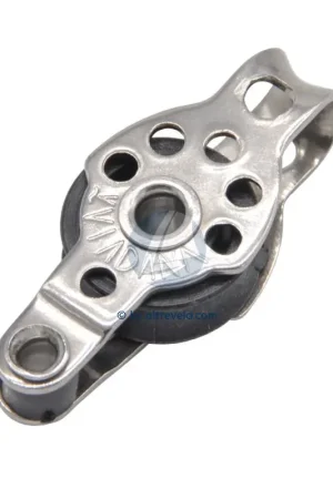 Promo Stagionale Bozzello Micro Ø17mm con Arricavo Viadana - Carico Rottura 300 kg, Puleggia per Scotta Fino a 5mm