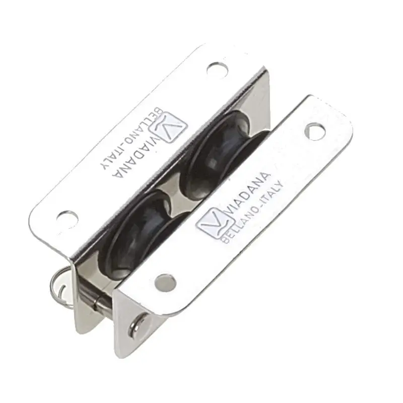 Offerta Rinvio da incasso doppio Ø25mm con cavo Ø8mm - Viadana - Carico rottura 560 kg, ideale per vela e nautica