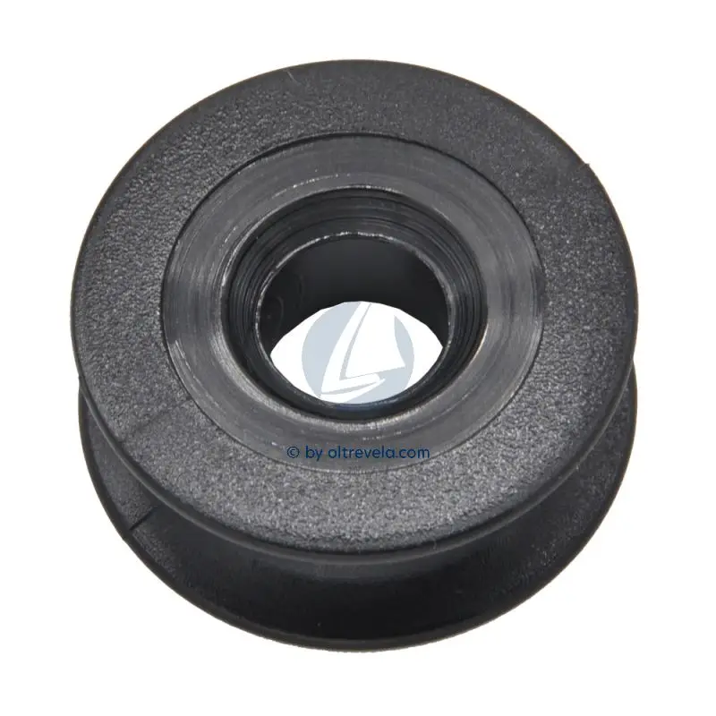 Nuovo Arrivo Puleggia in nylon Ø25mm marca Viadana - ID8.2mm, Larghezza 10mm, D3: 8mm, D2: 8.2mm - Ideale per vela e nautica