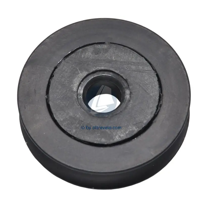 Puleggia Leggera Viadana Ø40mm - D2:8.2mm, D3:5mm, S:10.2mm in Lega Leggera Anodizzata con Inserto Plastico Direttamente Dal Produttore