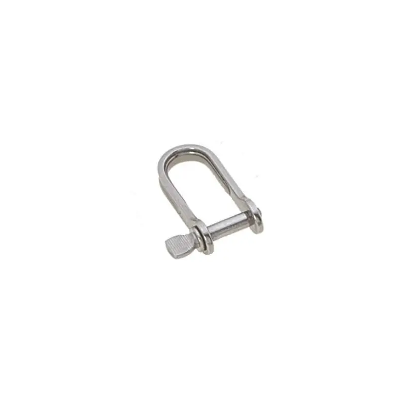 Grillo tranciato Viadana in acciaio inox, diametro perno 4mm, lunghezza 24mm, larghezza 12mm, carico di rottura 700kg Promozione Esclusiva