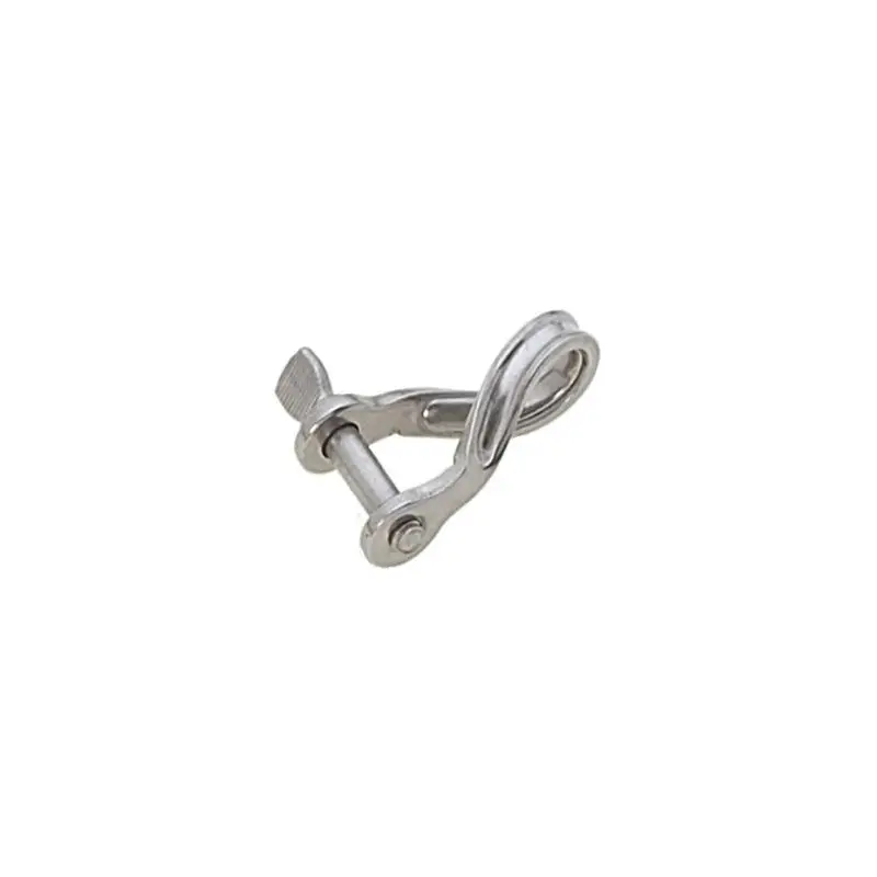 Offerta Grillo Tranciato Ritorto in Acciaio Inox Viadana - Diametro Perno 4mm, Carico di Rottura 550Kg, Misure B: 11mm, H: 22mm
