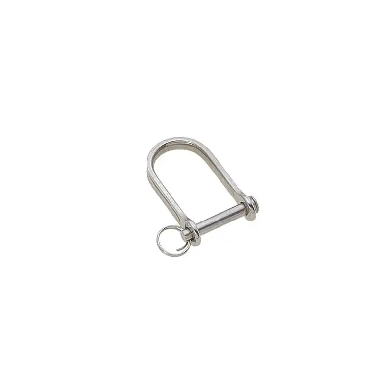 Grillo Tranciato Viadana in Acciaio Inox con Anello - Diametro Perno 5mm, Lunghezza 37mm, Larghezza 22mm, Carico di Rottura 1050Kg Soddisfatti O Rimborsati