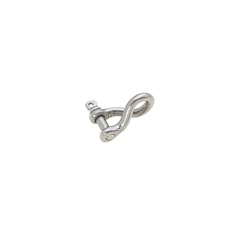 Grillo Forgiato Ritorto in Acciaio Inox Viadana - Diametro Perno 4mm, Carico di Rottura 750kg, Dimensioni B: 9mm, H: 22mm Prezzo Ridotto