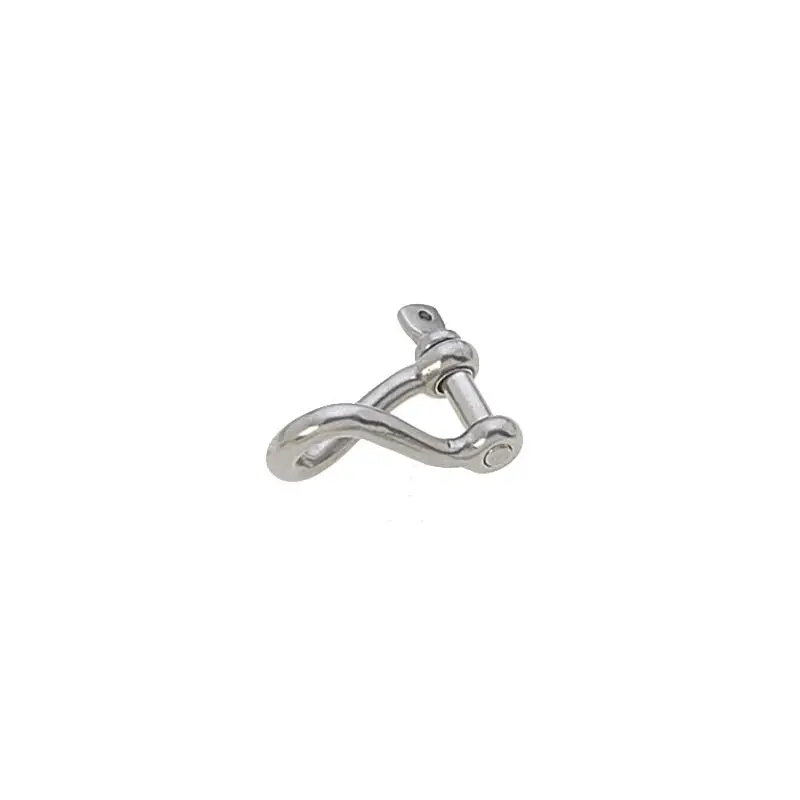 Miglior Prezzo Grillo Forgiato Ritorto Viadana in Acciaio Inox con Diametro Perno di 5mm - Carico di Rottura 1150kg, Dimensioni: B: 11mm, H: 27mm