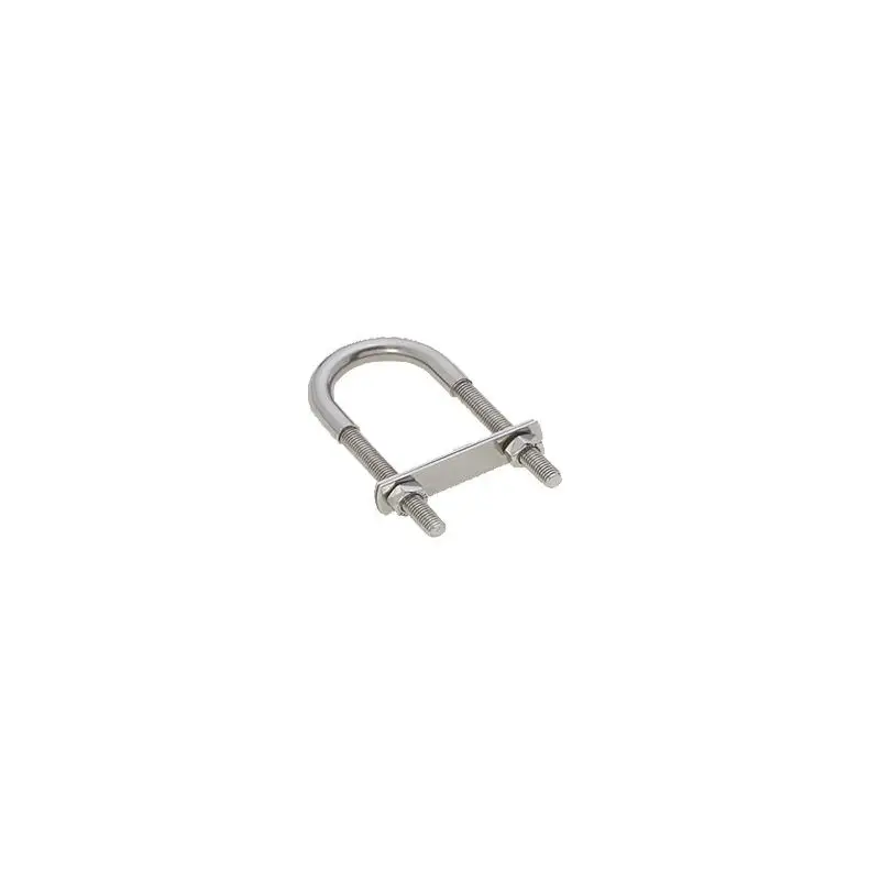 Prezzo Ridotto Golfare a U Viadana in Acciaio Inox - Ø Filetto 6MA, Lunghezza 90mm, Interasse 40mm per Nautica e Barche