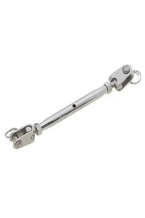 Acquista Ora Tenditore snodato Viadana a due forcelle Ø2.5mm L:122-182mm - Carico di rottura 850Kg, ideale per vela e nautica