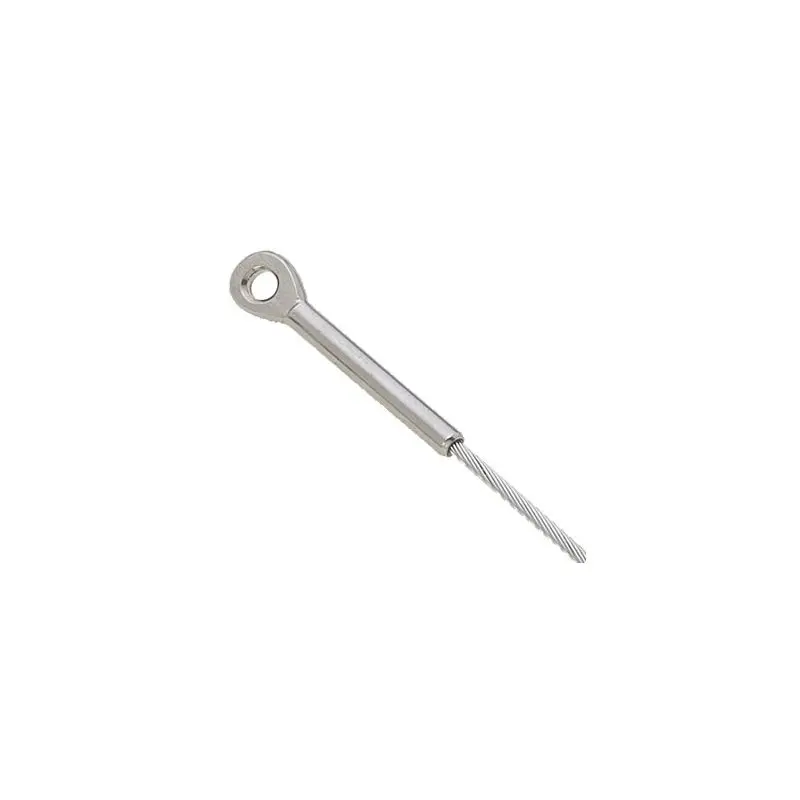 Direttamente Dal Produttore Terminale Occhio per Cavo 5mm Viadana - Accessorio Nautico con Diametro Esterno 10mm per Vela e Barche