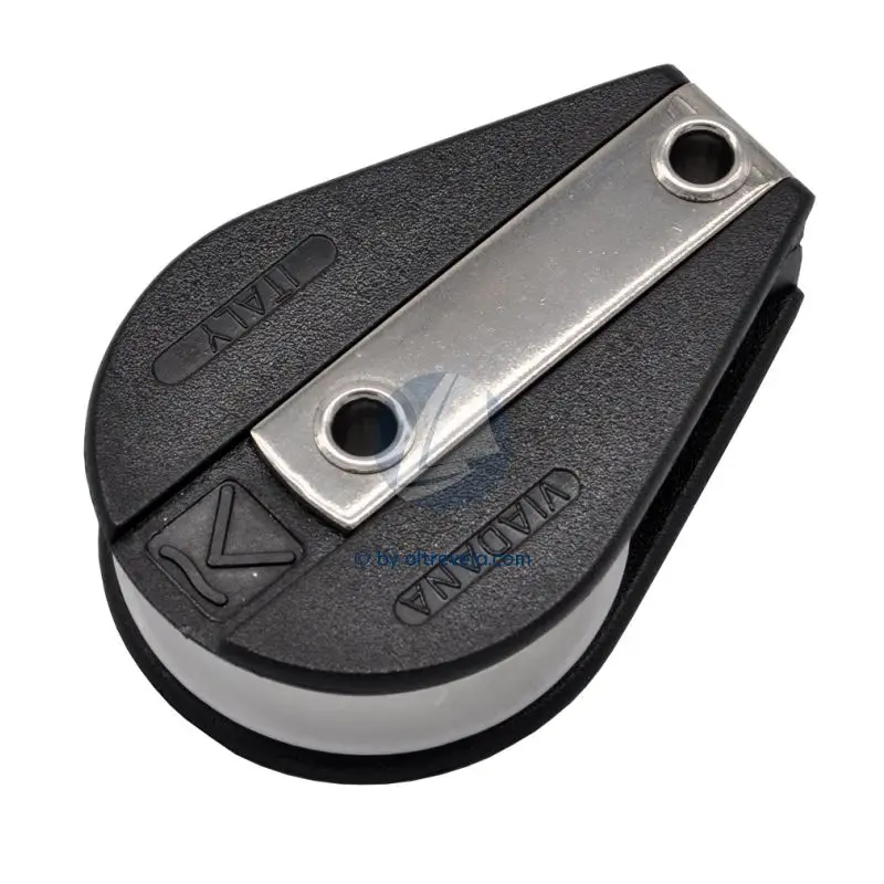 Bozzello Piano Ø45mm Viadana - Massima Resistenza e Affidabilità per la Nautica con Cuscinetti in Acciaio Inox, Carico di Lavoro fino a 370 kg Bestseller