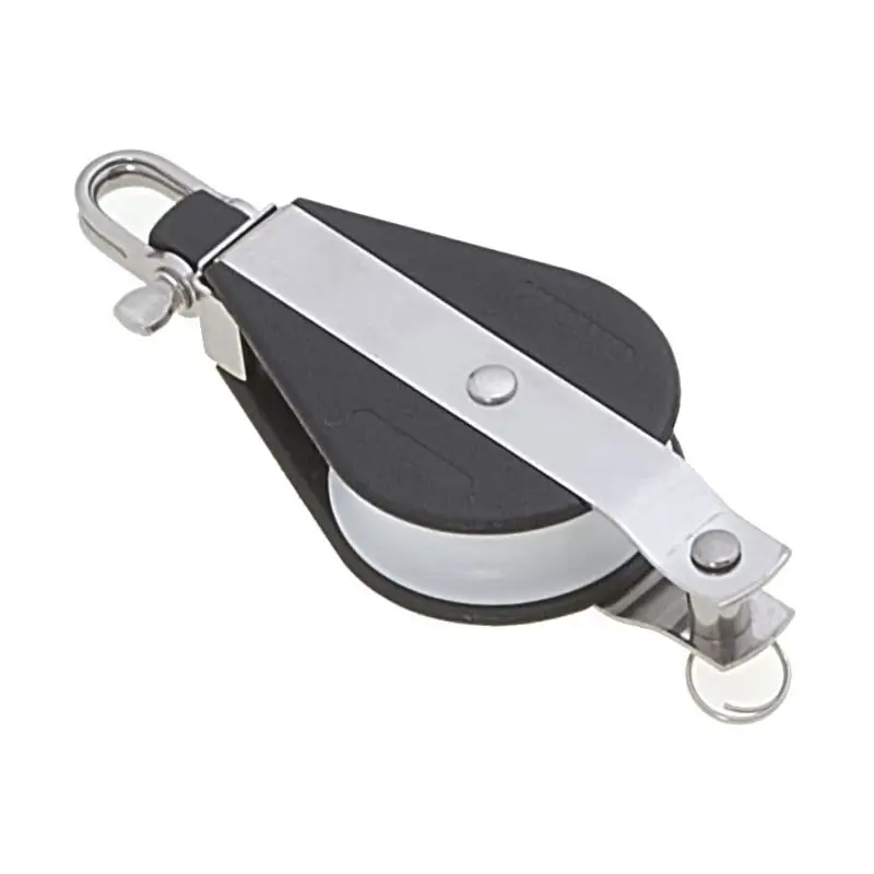 Bozzello Ø57mm singolo con arricavo rinforzato Viadana - Alta resistenza e durata per carichi pesanti, cuscinetti in acciaio inox, carico di lavoro 580 kg. Ultima Occasione