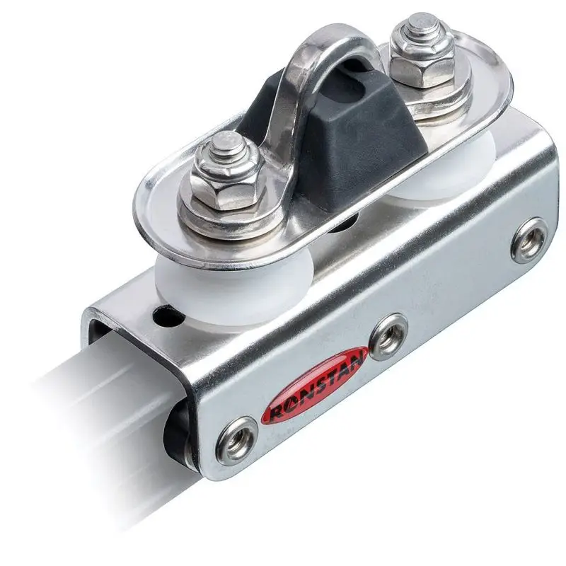 Promozione Ronstan Series 19 I-Beam Car con Sheaves di Controllo Singoli, 6 Ruote - Capacità di Carico 325 kg, Acciaio Inossidabile per Vela e Nautica