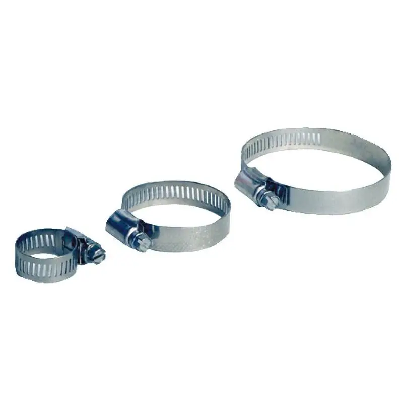 Fascetta Inox 90/114 mm in Acciaio Inox Lucidato a Specchio con Vite Esagonale - 18/8 Cromo Nichel per Nautica e Vela, Bordi Arrotondati, Fornita in Scatola Elegante Sconto