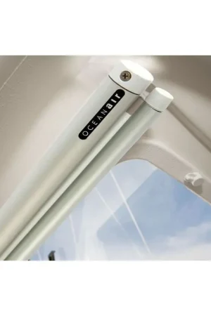 Non Perdere Tenda Avvolgibile Oceanair 380 x 280 mm con Cassetta Rullo Bianca - Ottima per Oblò e Superfici Curve, Tessuto Oscurante al 100%, Facile Installazione
