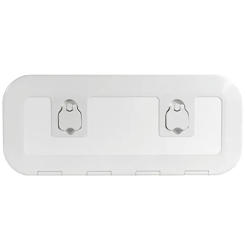 Spedito Oggi Portello a filo bianco 600 x 250 mm con apertura a 180°, cerniere a filo, resistente UV, installabile su unità da diporto categoria A, B, C, D, grado di tenuta 2.