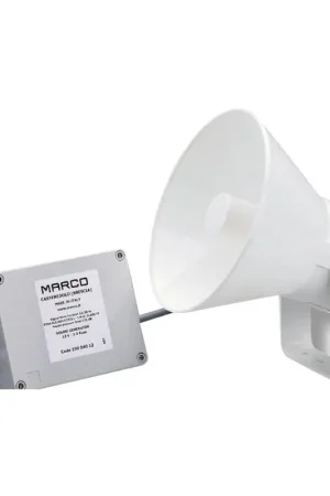 Compra Online Tromba Elettronica Inox 24 V con Staffa di Supporto - Omologata RINA per Scafi da Diporto e Lavoro da 12 a 20 m