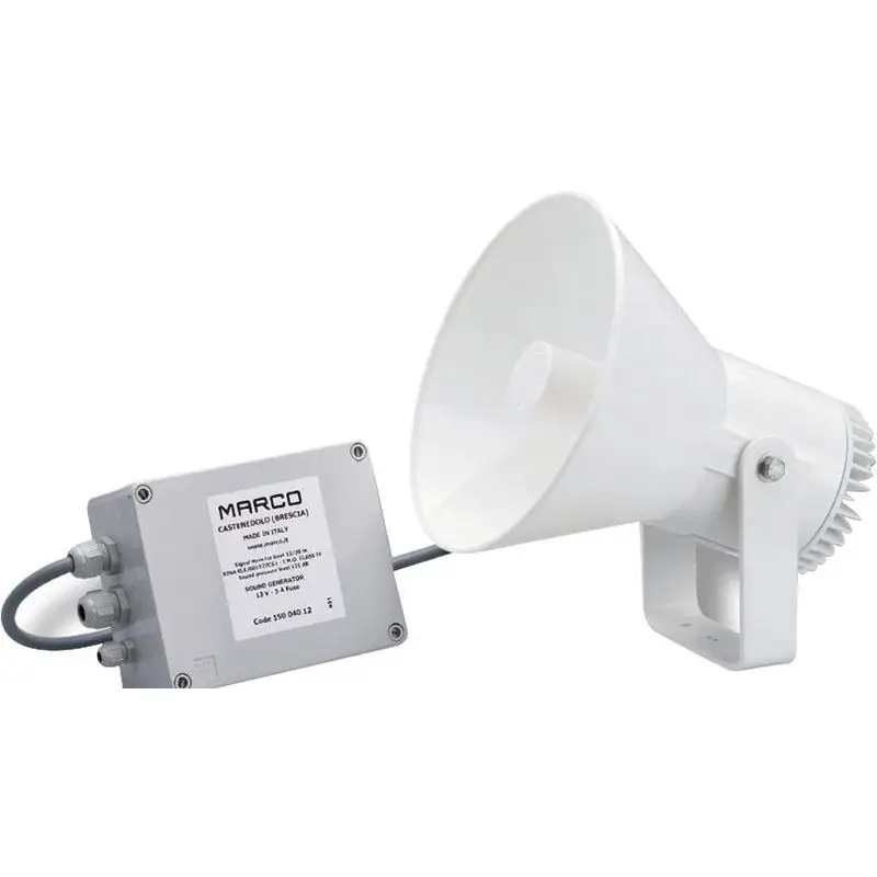 Compra Online Tromba Elettronica Inox 24 V con Staffa di Supporto - Omologata RINA per Scafi da Diporto e Lavoro da 12 a 20 m