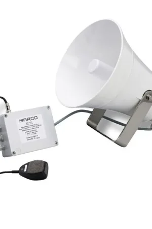 Esclusivo Tromba omologata RINA 24 V per imbarcazioni oltre 20 m - completa di amplificatore, segnale da nebbia e ingressi VHF e microfono