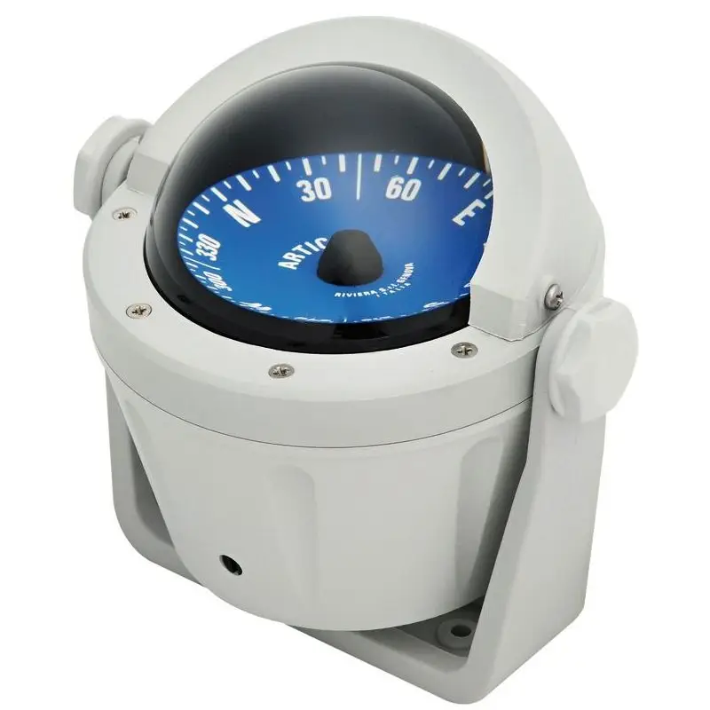 Prezzo Di Fabbrica Bussola Riviera BA2 con rosa blu - Bussola nautica semi-cardanica con illuminazione notturna e schermo anti-riflesso, gradazione di lettura 5°